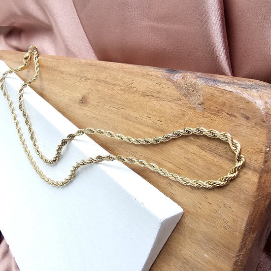 Spiffy & Splendid Luxe Gold Rope Chain - 16in
