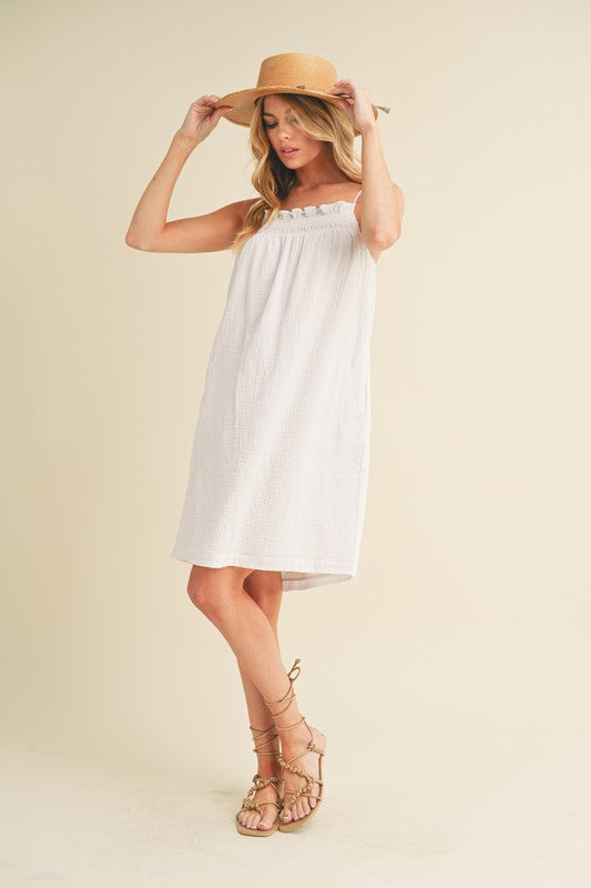 Aemi + Co Veda Casual Embroidered Dress