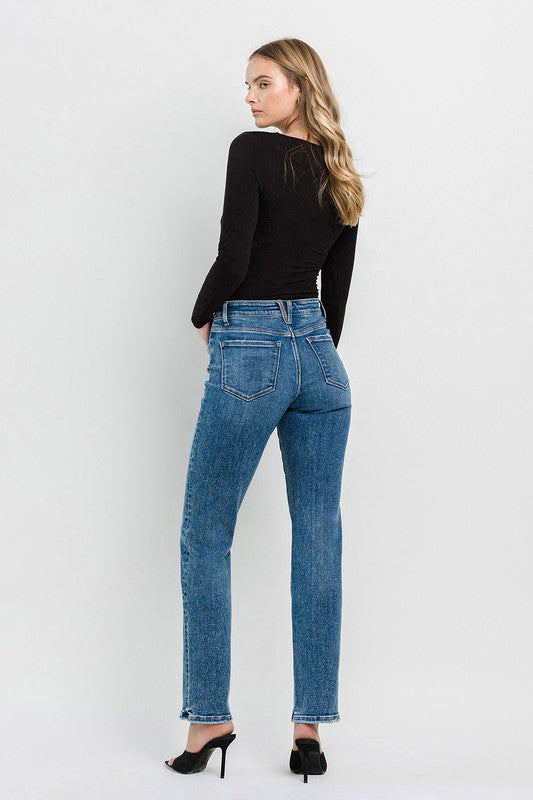 Flying Monkey High Rise Straight Jeans