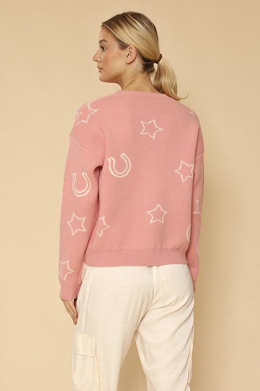 Miss Sparkling Cowgirl sweater