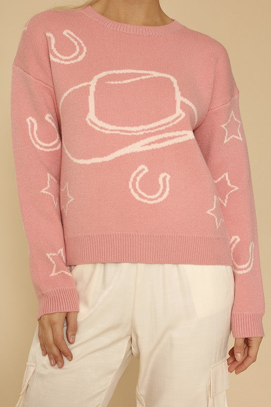 Miss Sparkling Cowgirl sweater