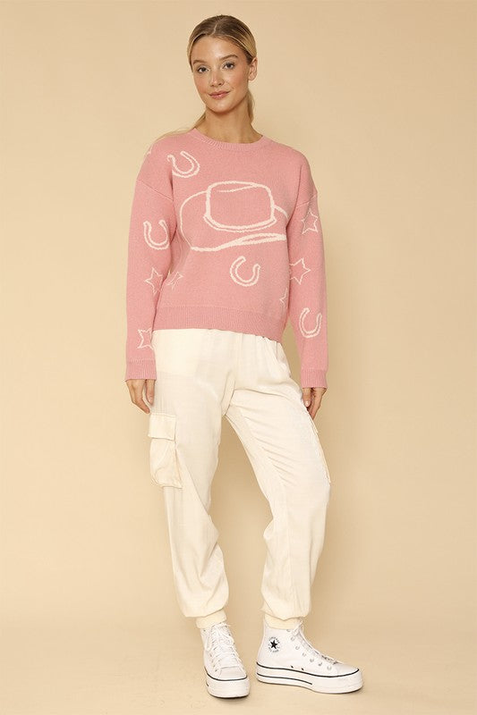 Miss Sparkling Cowgirl sweater