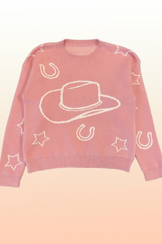 Miss Sparkling Cowgirl sweater