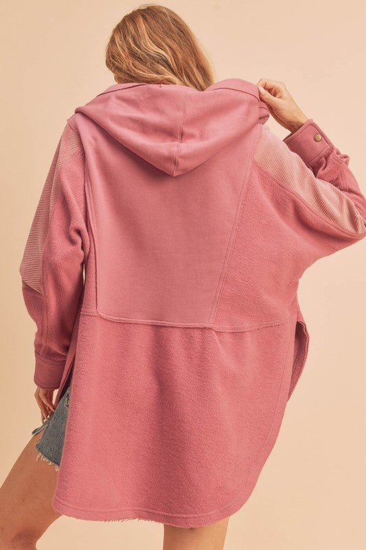 Aemi + Co Dove Hooded Pullover