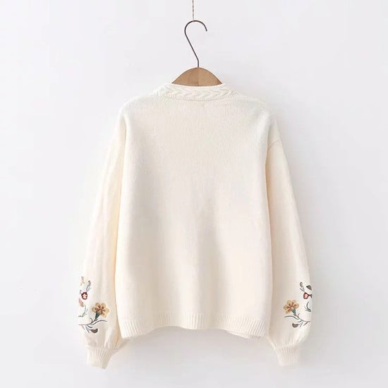 Miss Sparkling Floral knit cardigan