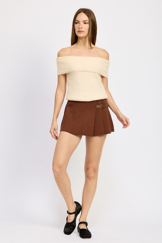 Emory Park PLEATED MINI SKORT