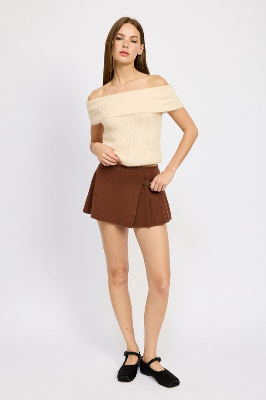 Emory Park PLEATED MINI SKORT