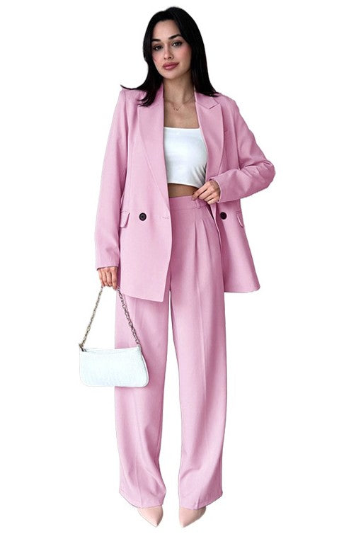 By Claude WOMEN FASHION BLAZERS SUIT SET