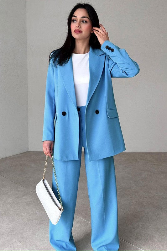 By Claude WOMEN FASHION BLAZERS SUIT SET