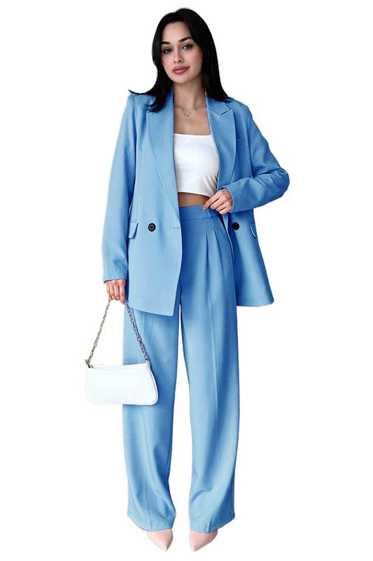 By Claude WOMEN FASHION BLAZERS SUIT SET