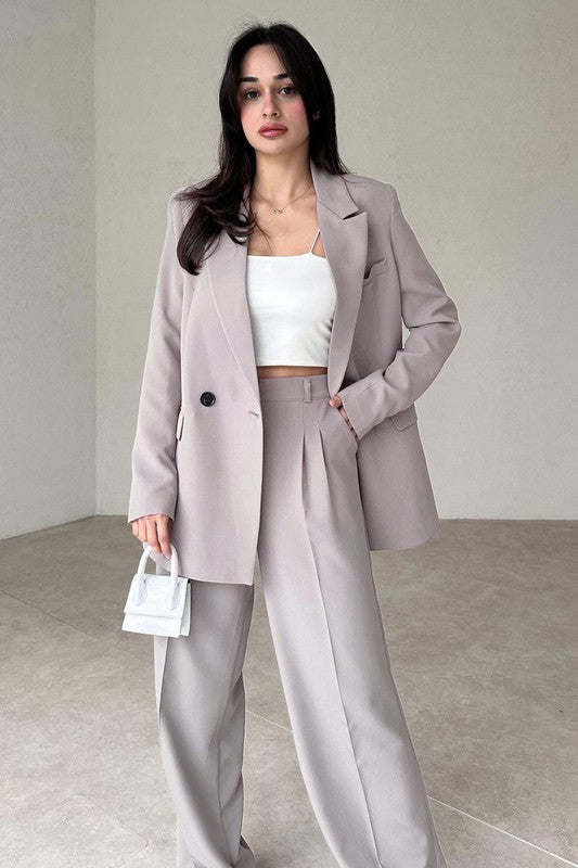 By Claude WOMEN FASHION BLAZERS SUIT SET