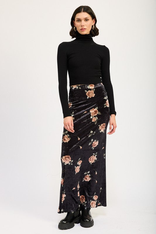 Emory Park HIGH WAIST PENCIL MAXI SKIRT