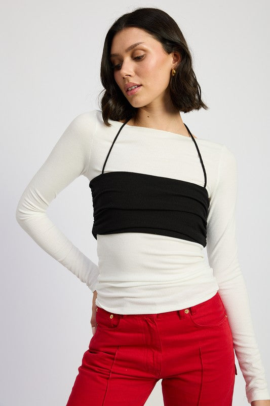 Emory Park Emory Park LAYERED LONG SLEEVE Top