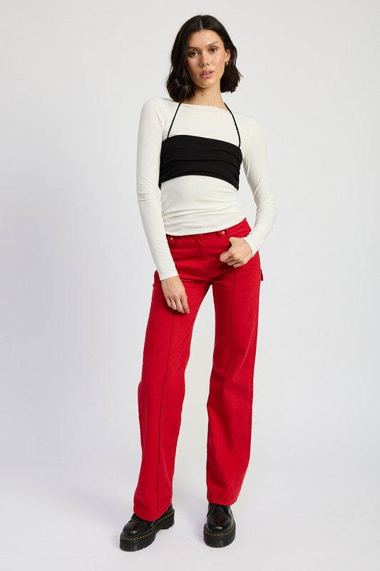 Emory Park Emory Park LAYERED LONG SLEEVE Top