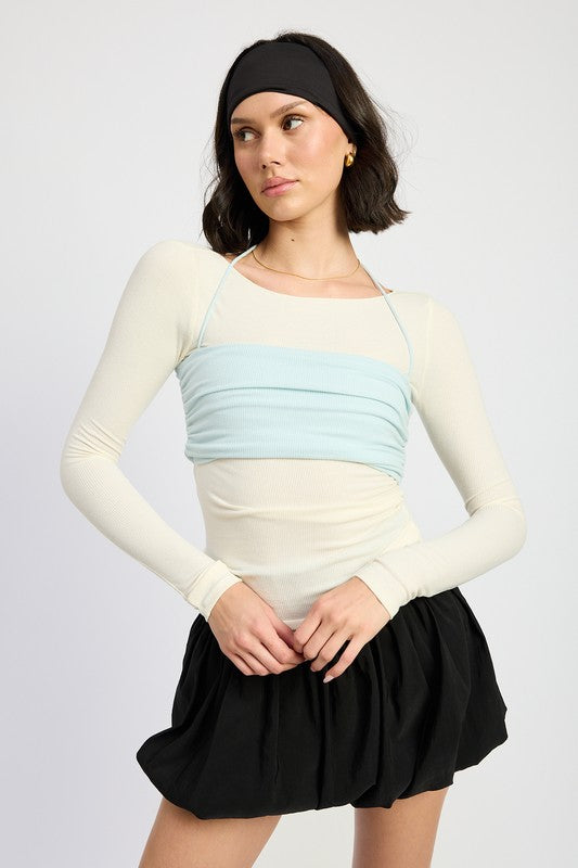 Emory Park Emory Park LAYERED LONG SLEEVE Top