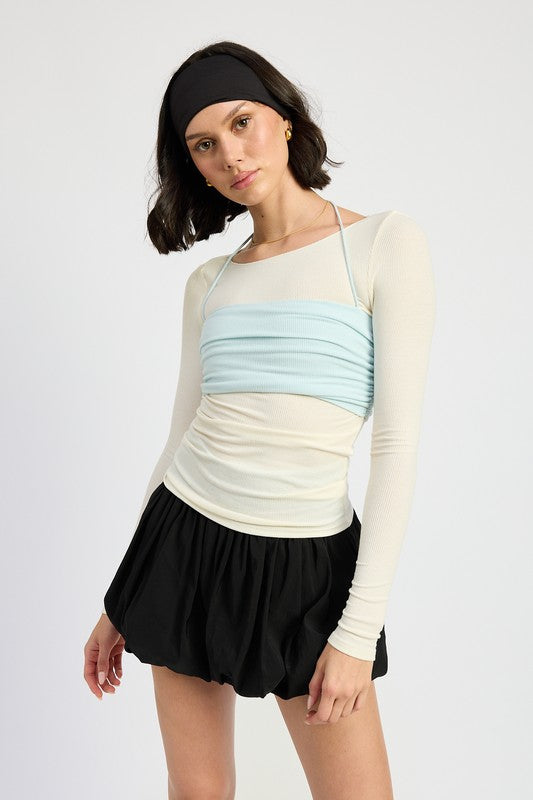 Emory Park Emory Park LAYERED LONG SLEEVE Top