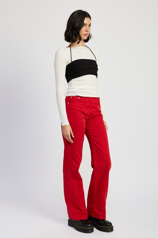 Emory Park Emory Park LAYERED LONG SLEEVE Top