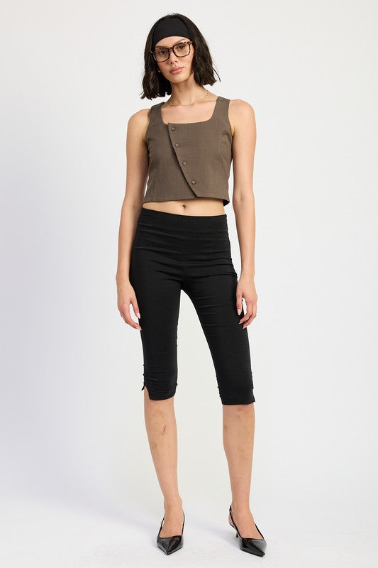 Emory Park ASYMMETRICAL VEST TOP