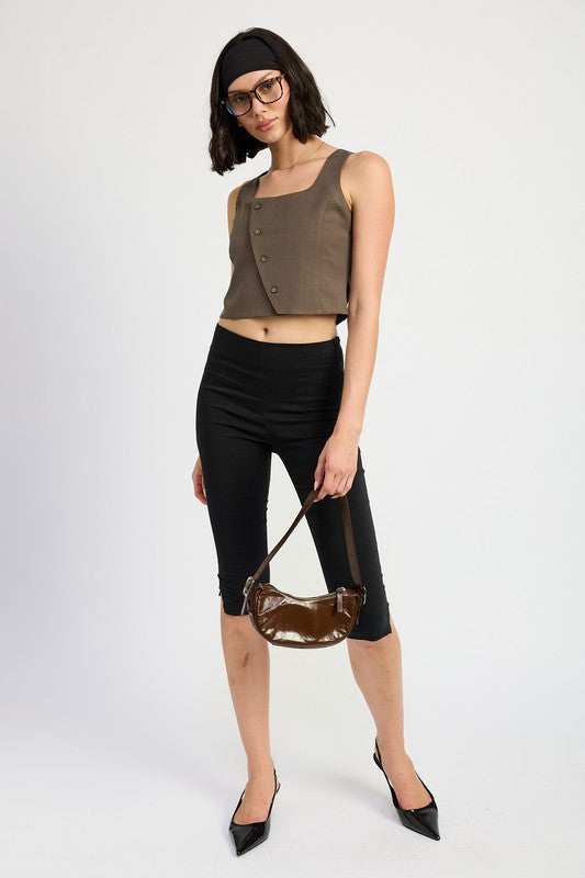 Emory Park ASYMMETRICAL VEST TOP