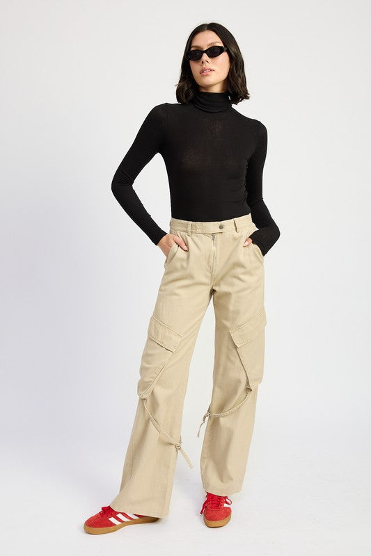 Emory Park Baggy CARGO PANTS WITH POCKET DETAIL