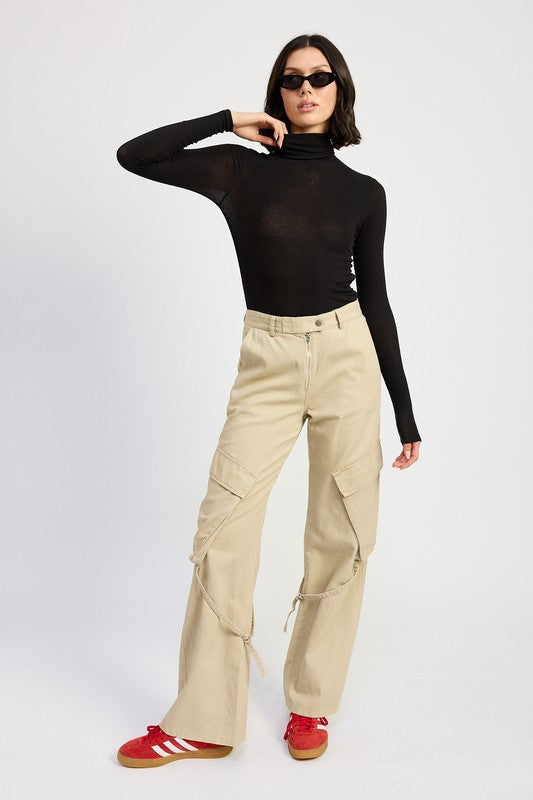 Emory Park Baggy CARGO PANTS WITH POCKET DETAIL