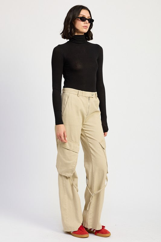 Emory Park Baggy CARGO PANTS WITH POCKET DETAIL