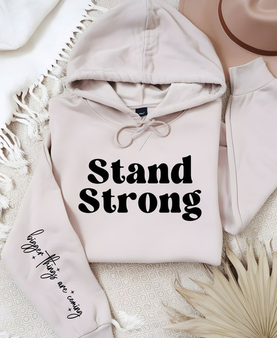 Ocean and 7th Stand Strong Bigger Things.. Graphic Hoodie