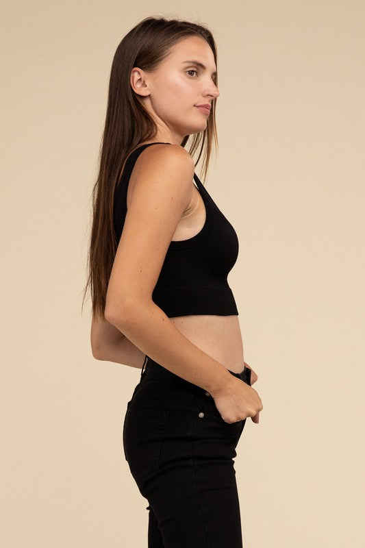 HYFVE Ribbed Seamless Crop Top