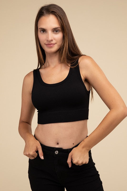 HYFVE Ribbed Seamless Crop Top