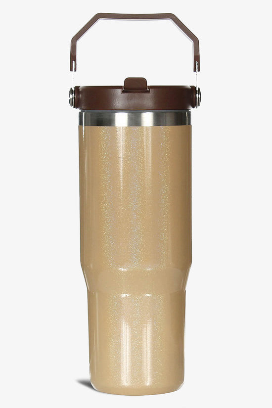 Load image into Gallery viewer, 30 oz Pearl Tumbler with Handle and Flip Straw
