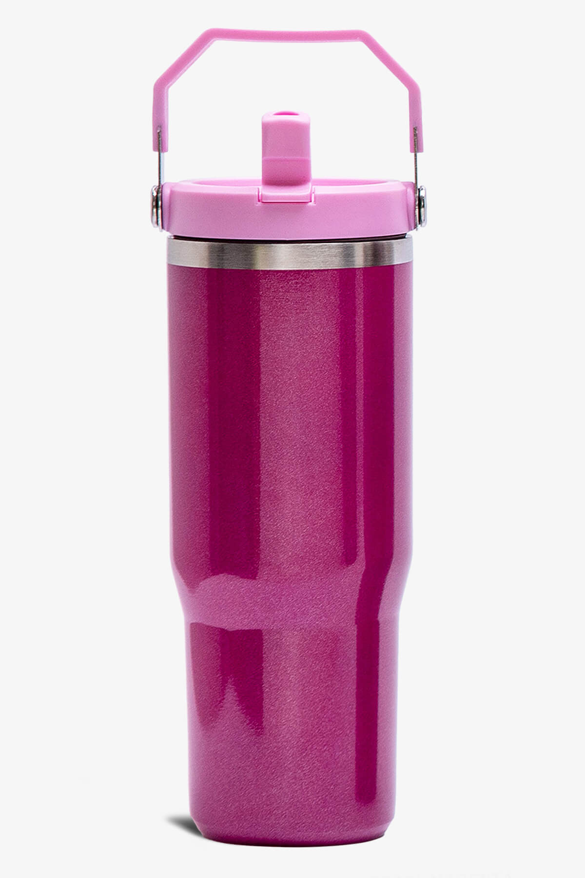 30 oz Pearl Tumbler with Handle and Flip Straw