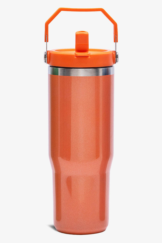 30 oz Pearl Tumbler with Handle and Flip Straw