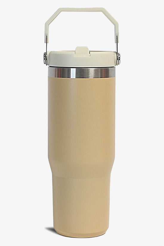 30 oz Tumbler With Handle And Flip Straw