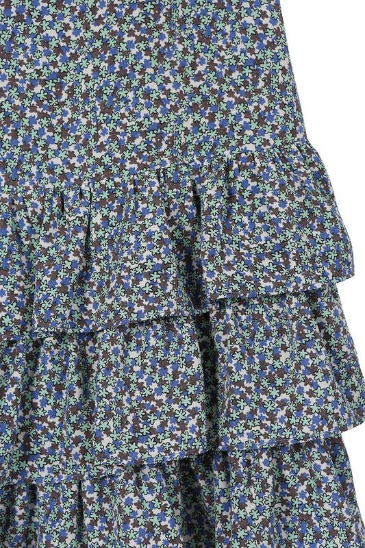 Lilou Tierd floral skirt - bottom only