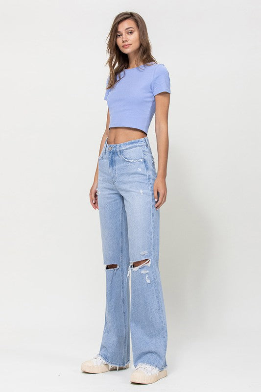 VERVET by Flying Monkey 90's Vintage High Rise Flare Jeans