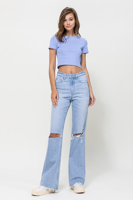 VERVET by Flying Monkey 90's Vintage High Rise Flare Jeans