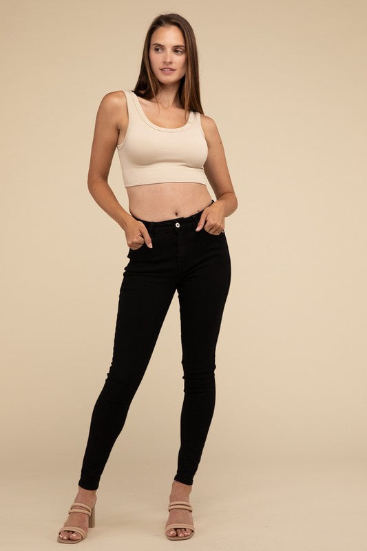 HYFVE Ribbed Seamless Crop Top