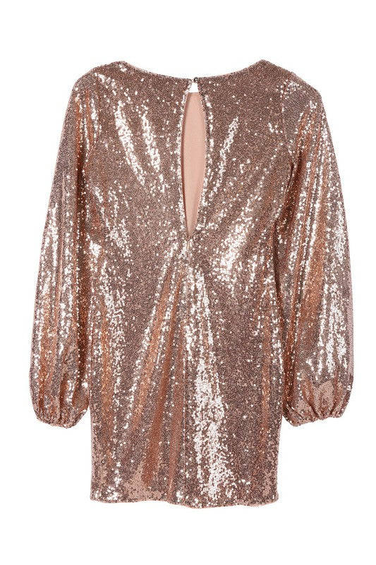 Lilou Sequin mini dress