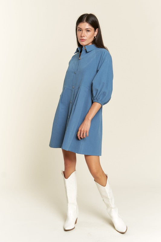 Jade By Jane Washed denim style dress