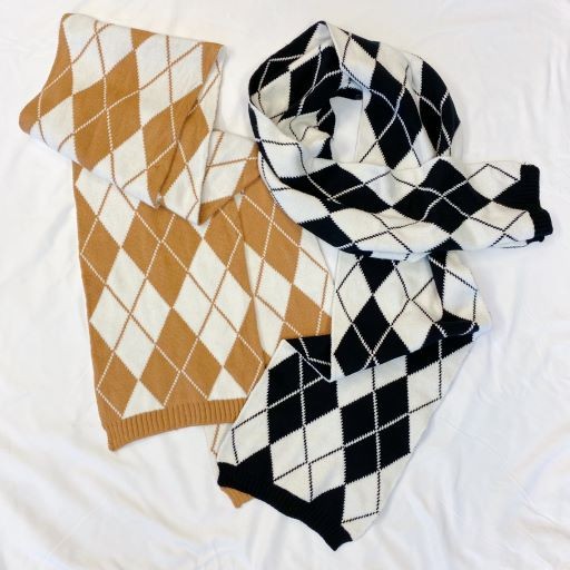 Ellison and Young Our Gal Patterned Knit Scarf