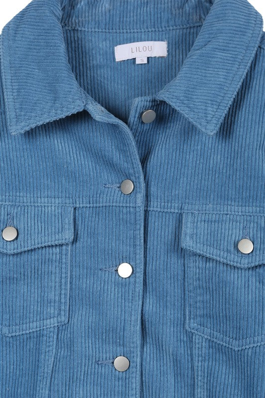 Load image into Gallery viewer, Lilou Frayed corduroy jacket
