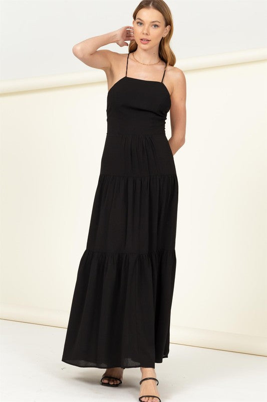 HYFVE Said Yes Tiered Maxi Dress