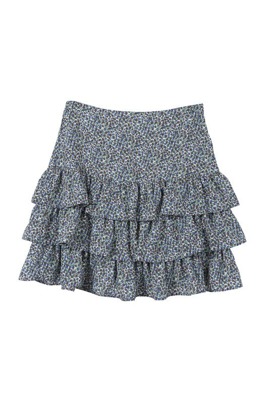 Lilou Tierd floral skirt - bottom only