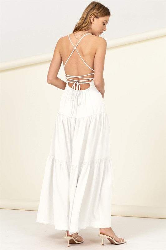 HYFVE Said Yes Tiered Maxi Dress