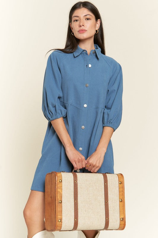 Jade By Jane Washed denim style dress