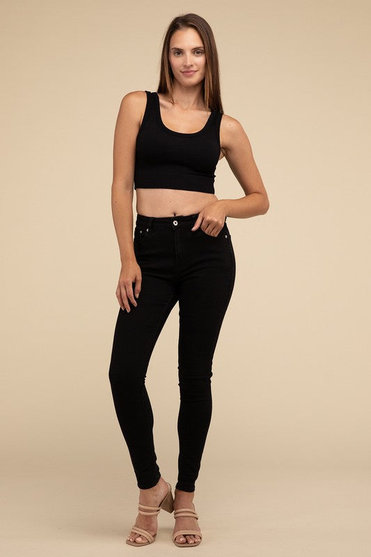 HYFVE Ribbed Seamless Crop Top