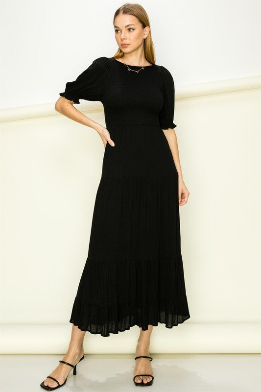 HYFVE Catch Me a Dream Smocked Maxi Dress