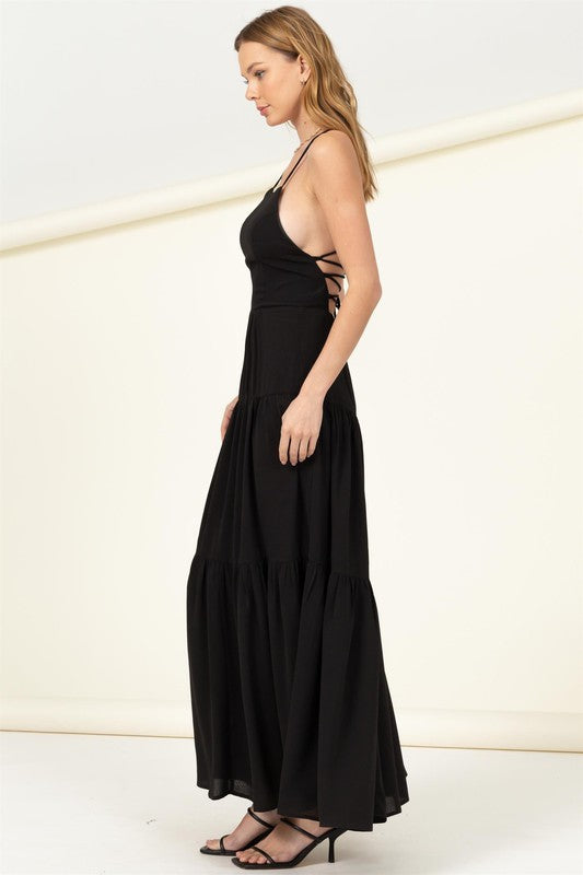 HYFVE Said Yes Tiered Maxi Dress