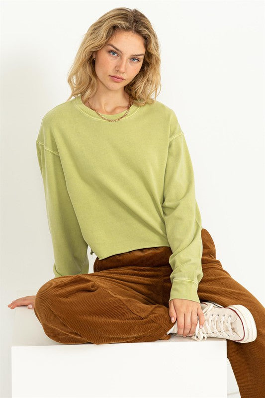 Load image into Gallery viewer, HYFVE Chic Take Long Sleeve Sweatshirt
