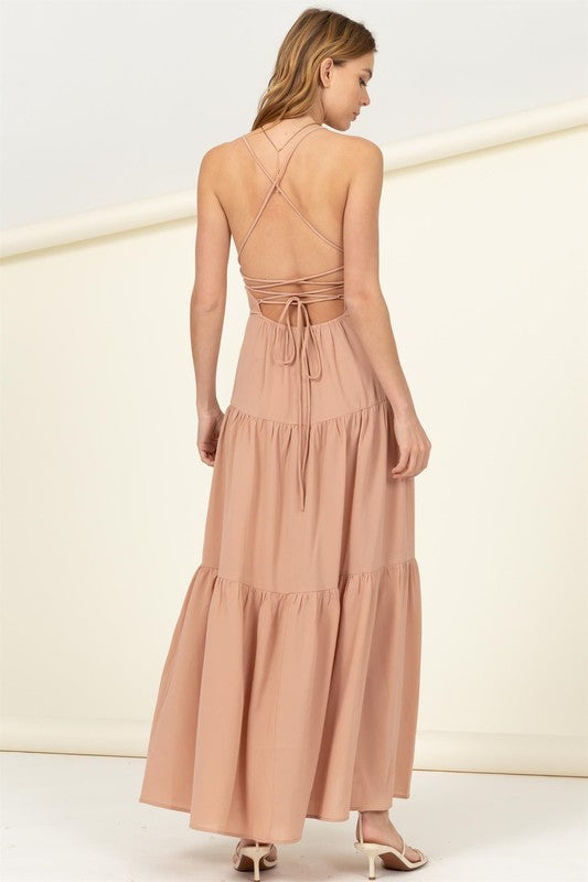 HYFVE Said Yes Tiered Maxi Dress